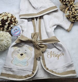 ROUPÃO INFANTIL COM CAPUZ