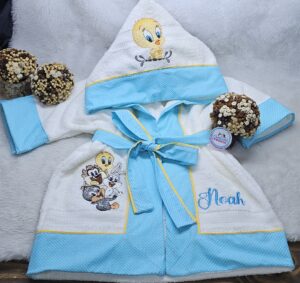 ROUPÃO INFANTIL COM CAPUZ
