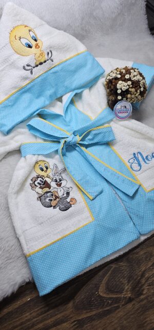 ROUPÃO INFANTIL COM CAPUZ