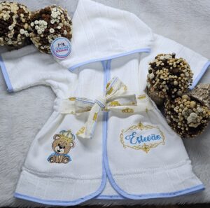ROUPÃO INFANTIL COM CAPUZ
